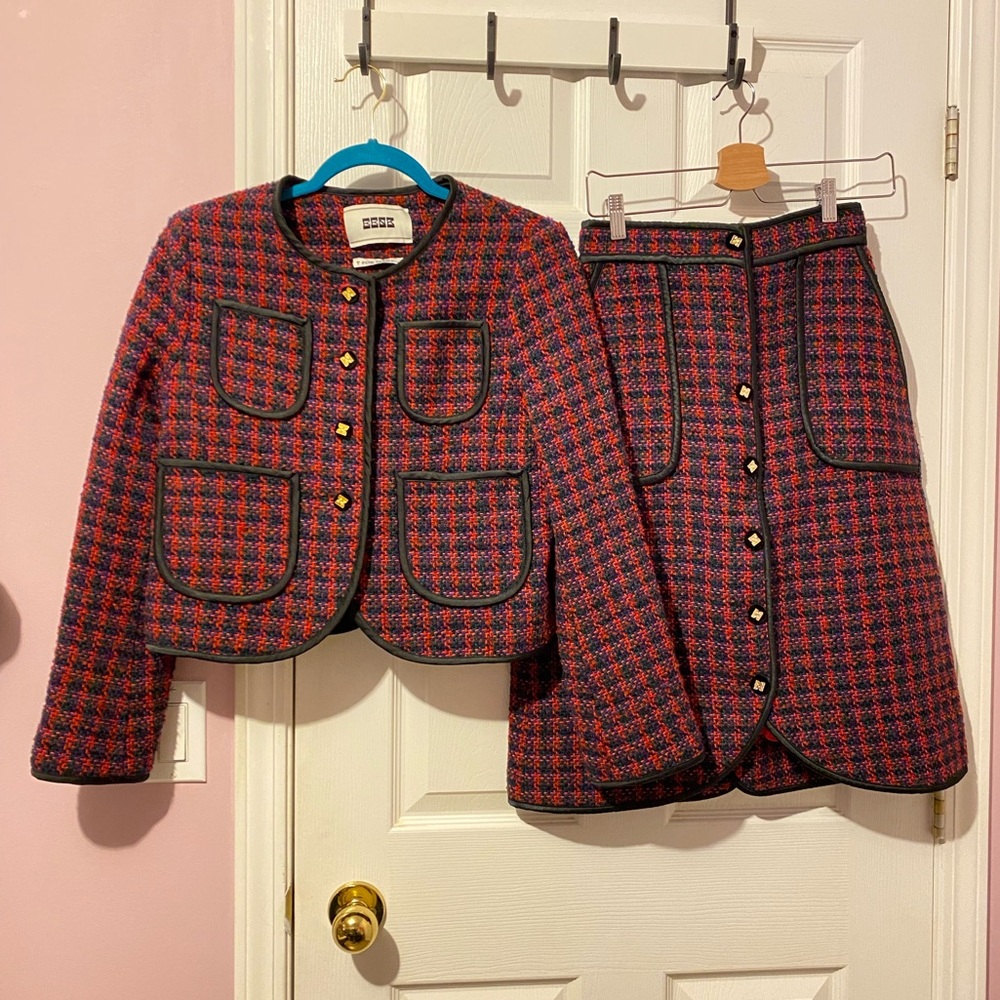 Jacket and skirt set